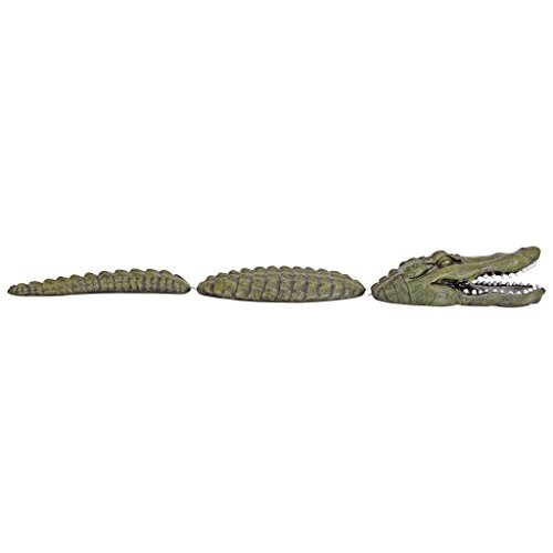 Design Toscano Furchtloser schwimmender Alligator, Skulptur von Design Toscano