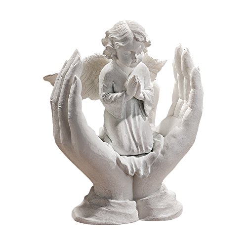 Design Toscano Gebete eines Engels - Figur aus kunstharzgebundenem Marmor, Maße: 7,5 x 4 x 12,5 cm von Design Toscano