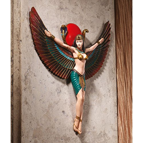 Design Toscano Göttin Isis, Wandskulptur von Design Toscano