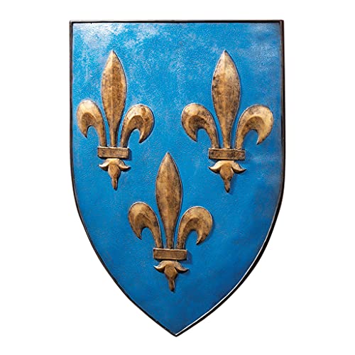 Design Toscano Große Frankreich-Wappen Wandschildsammlung - Fleur-de-Lis -Schild von Design Toscano