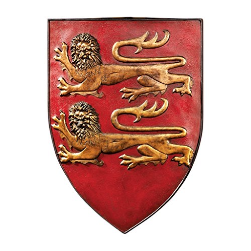 Design Toscano Große Französische Wappen Wandschildsammlung- William von der Normandie-Schild von Design Toscano
