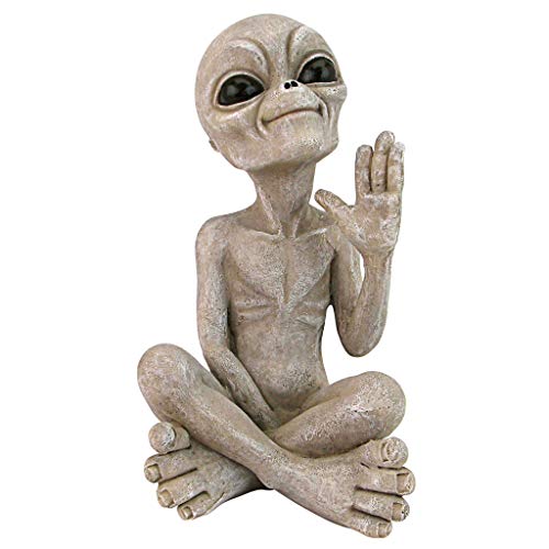 Design Toscano Grüße, Erdlinge UFO, Außerirdischen-Statue von Design Toscano