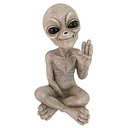 Design Toscano Grüße, Erdlinge UFO, Außerirdischen-Statue von Design Toscano