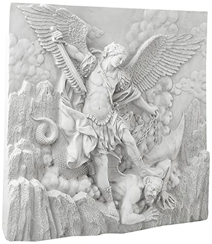 Design Toscano Hl. Michael, der Erzengel, Skulpturales Wandfries von Design Toscano