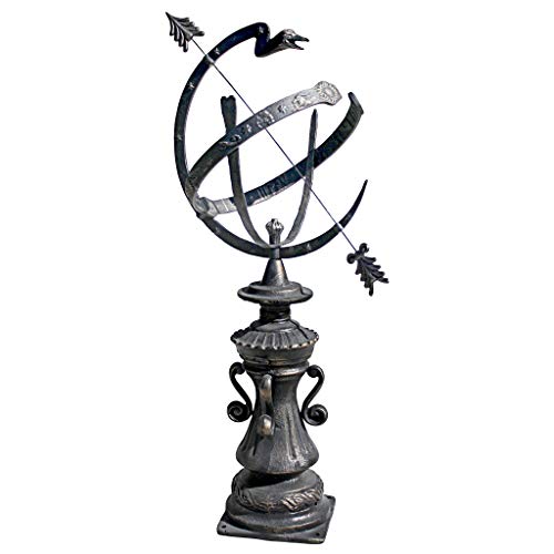 Design Toscano Authentische Garten-Armillarsphäre, 37 x 62 x 101,5 cm, Bronze Finish von Design Toscano