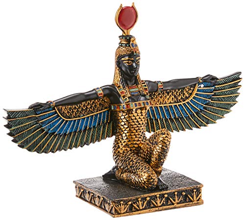 Design Toscano Isis, Göttin der Schönheit Ägyptische Dekostatue, Polyresin, vollfarbe, 23 cm von Design Toscano