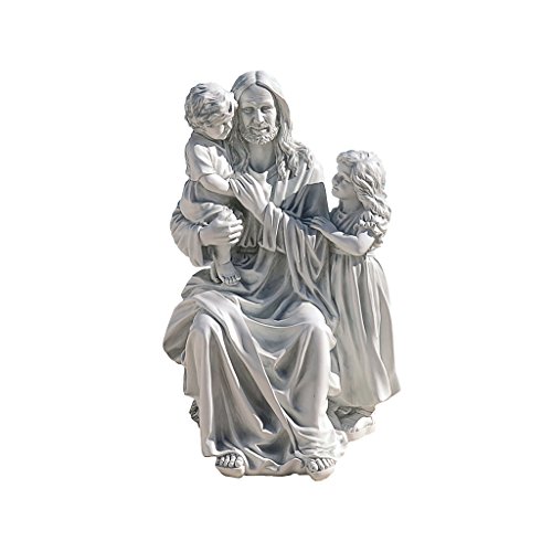 Design Toscano Jesus liebt die kleinen Kinder, Gartenfigur von Design Toscano
