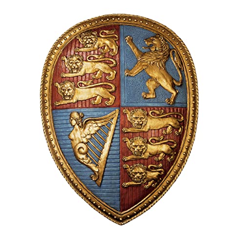 Design Toscano Königin Victorias königliches Wappen, Schildskulptur von Design Toscano
