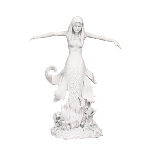 Design Toscano Königin des Ozeans, die Meerjungfrau: Marmor-Kunstharz Statue von Design Toscano