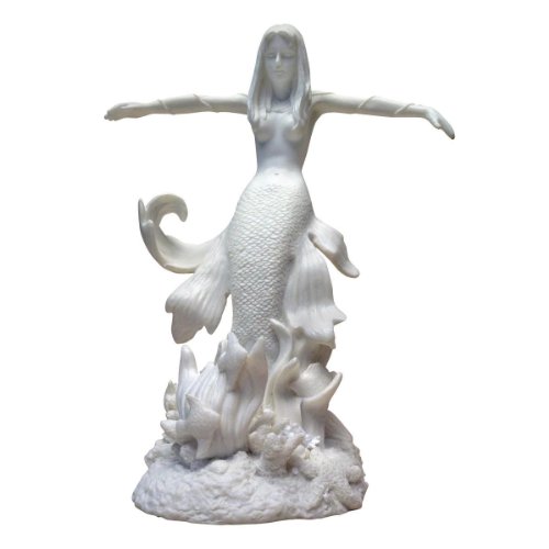 Design Toscano Königin des Ozeans, die Meerjungfrau: Marmor-Kunstharz Statue von Design Toscano