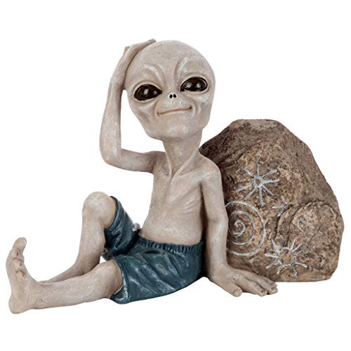 Design Toscano Surfer Dude Out-of-This-World Alien Statue von Design Toscano