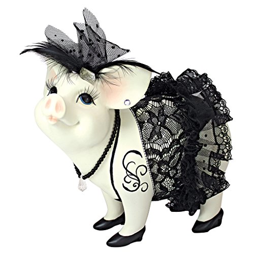 Design Toscano Lace und Lard, Madame Schwein, Figur von Design Toscano