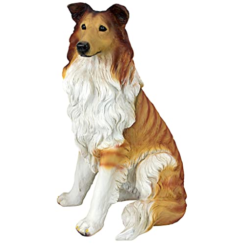 Design Toscano Langhaar-Collie, Figur von Design Toscano