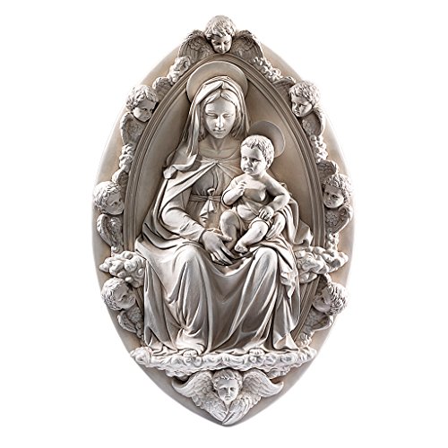 Design Toscano Madonna mit dem Kinde (1430), Wandfigur von Design Toscano