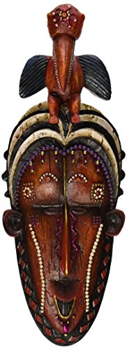 Design Toscano Masken des Kongo - Wandfiguren - Nashornvogel von Design Toscano