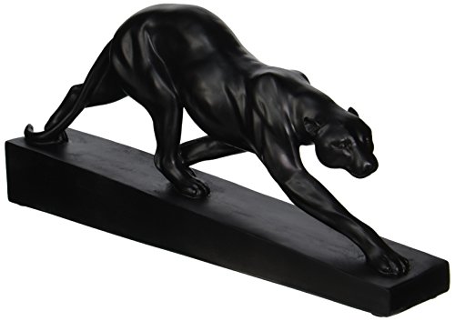 Design Toscano Panther auf der Pirsch, Art Deco Statue, 7,6 x 41,9 x 19 cm von Design Toscano