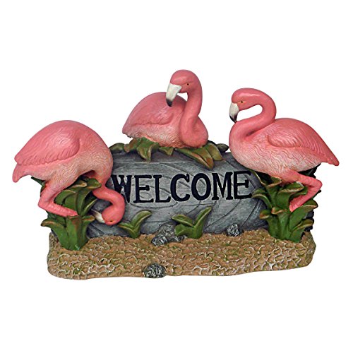 Design Toscano Pinker Flamingo - Welcome-Schild von Design Toscano
