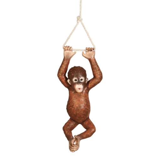Design Toscano Pongo, der hängende Baby-Orangutan, Figur von Design Toscano