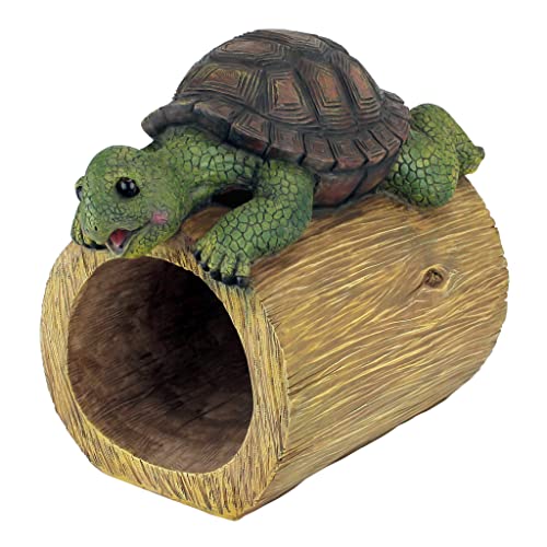 Design Toscano QM2868700 Regenfallrohrauslass „Drips, die Schildkröte“ von Design Toscano