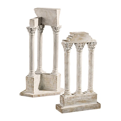 Design Toscano Römische Forum-Säulen, Set von Design Toscano