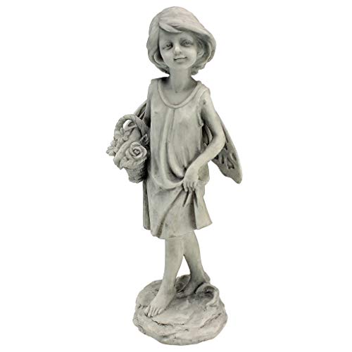 Design Toscano Rosengartenfee mit Korb, Figur Design Toscano Rosengartenfee mit Korb, Figur von Design Toscano