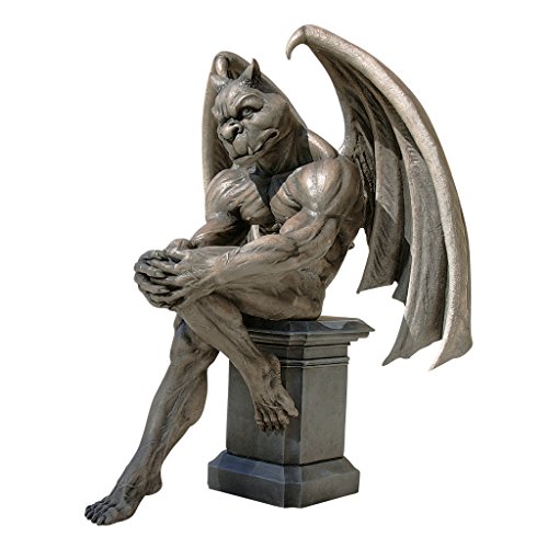 Design Toscano Sokrates, der Gargoyle-Denker, Figur von Design Toscano