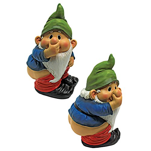 Design Toscano Stinky, der Gartenzwerg, Figur: 2er-Set Design Toscano Stinky, der Gartenzwerg, Figur: 2er-Set von Design Toscano
