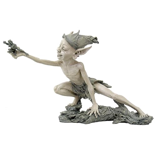 Design Toscano Stretch, der Gartenkobold, Figur von Design Toscano