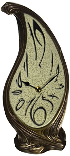 Design Toscano Teardrop, Schmelzende Uhr, Skulpturale Uhr von Design Toscano