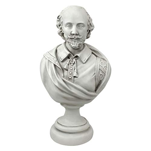 Design Toscano William Shakespeare, Skulpturale Büste für den Schreibtisch von Design Toscano