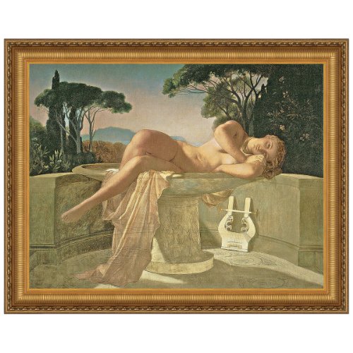 'Interpret Design Toscano 15 x 13 Mädchen in einem Becken 1845 NR von Design Toscano