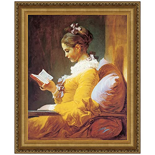 'Interpret Design Toscano 15 x 17 A Young Girl Reading 1770 NR von Design Toscano