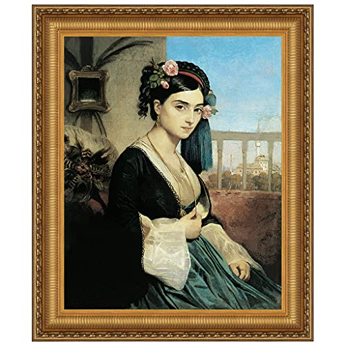 'Interpret Design Toscano 15 x 17 Frau der Orient 1840 NR von Design Toscano
