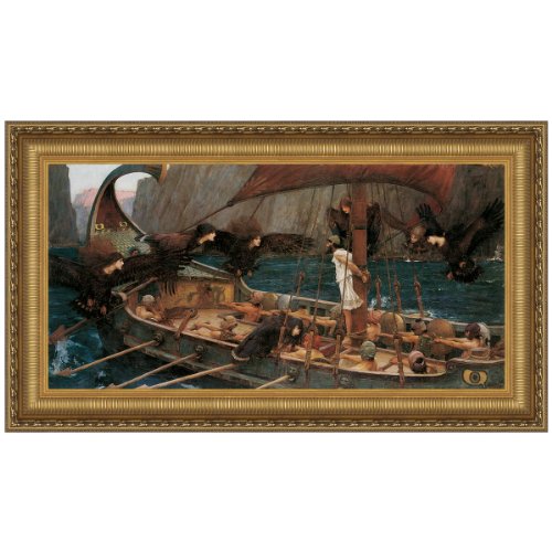 'Interpret Design Toscano 19 x 12,5 Odysseus und die Sirenen 1891 NR von Design Toscano