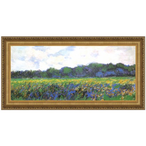 'Interpret Design Toscano 41 x 22,5 Iris Field at Giverny 1887 NR von Design Toscano