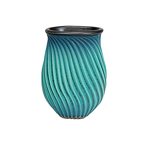 'Interpret Design Toscano Misu Band geschnitzt 5 in Keramik Vase, 12,7 cm von Design Toscano