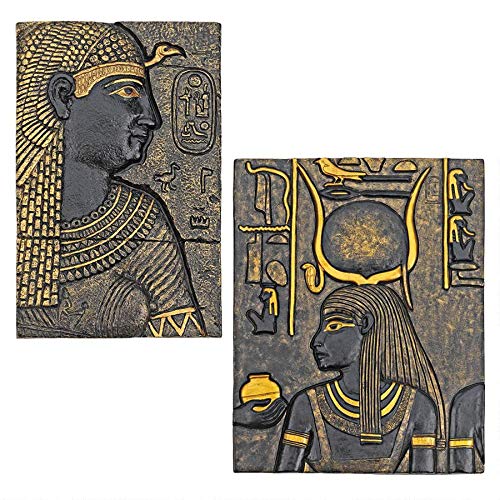 'Interpret Design Toscano S/2 Ägyptische Tempel Tablet Vorlagen von Design Toscano