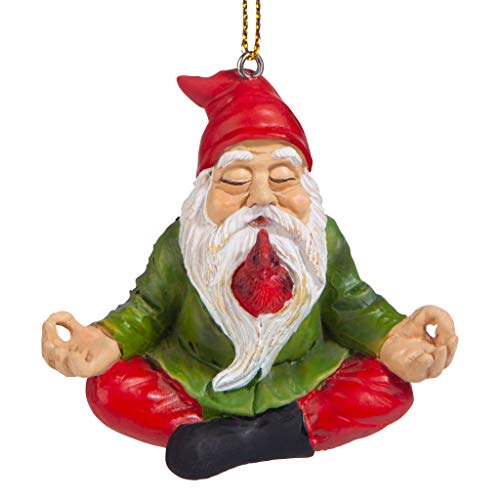 Weihnachtsverzierung - Gartenzwerge Figur - Zen Garden Gnome - Meditieren Gnome Statuen von Design Toscano