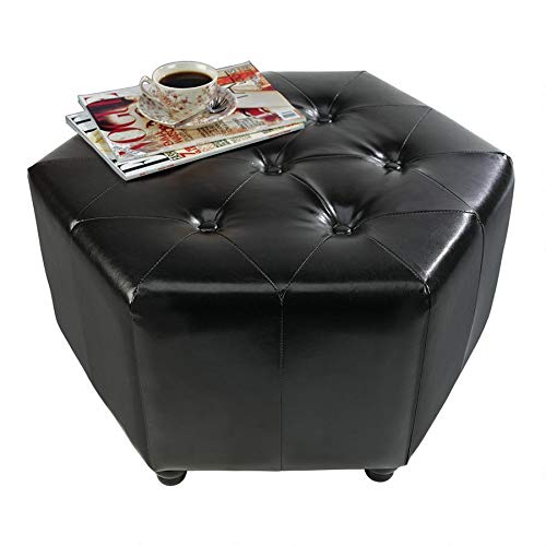 'Interpret Design Toscano getuftet Sechskant Cocktail Ottoman NR von Design Toscano