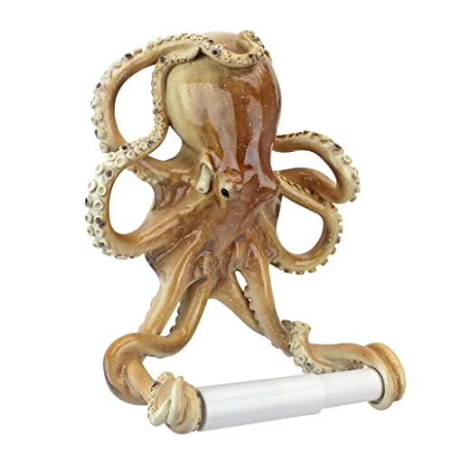 Toilettenpapierhalter - Tentacles Octopus Strand Badezimmer Dekor - Toilettenpapier-Rolle - Badezimmer-Wand-Dekor von Design Toscano
