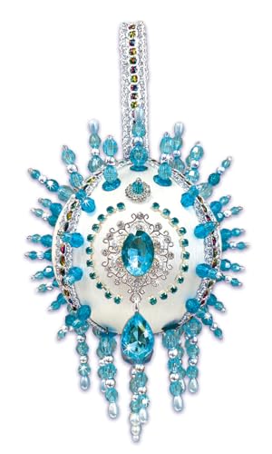 Tolle Aquamarin-Perlen-Ornament von Design Works Crafts Inc.