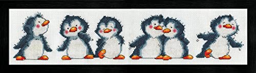Design Works Crafts Kreuzstich Stickpackung Pinguine, Zählmuster von Design Works