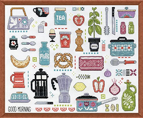 Design Works Crafts Kreuzstich Stickpackung Retroküche, Zählmuster Design Works Crafts Kreuzstich Stickpackung Retroküche, Zählmuster von Design Works