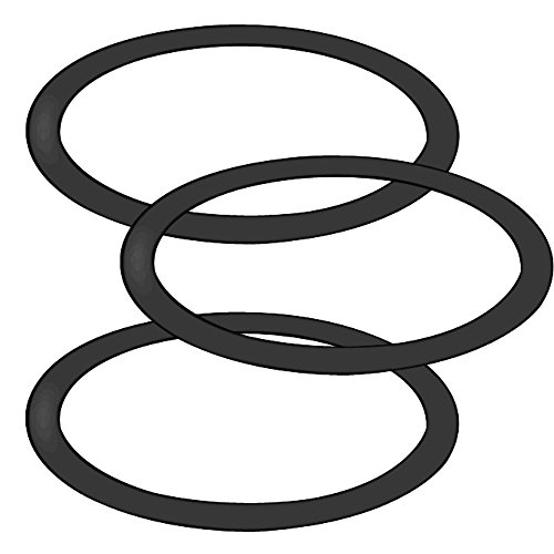 Nordlux Zubehör STALDGLAS Dichtung 3er Set, Ø9cm, schwarz von Design for the People