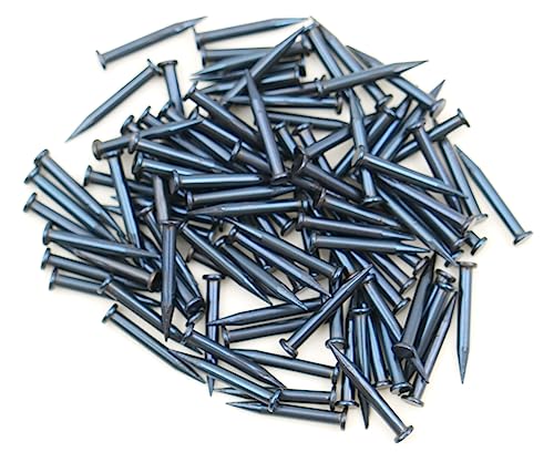 Design61 100x Stahlstifte Stahlnägel 1,2 x 10 mm mit geschlagener Spitze Flachkopf BLAU Design61 100x Stahlstifte Stahlnägel 1,2 x 10 mm mit geschlagener Spitze Flachkopf BLAU von Design61