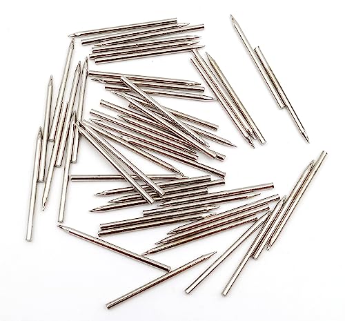 Design61 50x Stahlstifte Stahlnägel 2,0 x 40 mm mit Geschnittener Spitze ohne Kopf VERNICKELT Design61 50x Stahlstifte Stahlnägel 2,0 x 40 mm mit Geschnittener Spitze ohne Kopf VERNICKELT von Design61