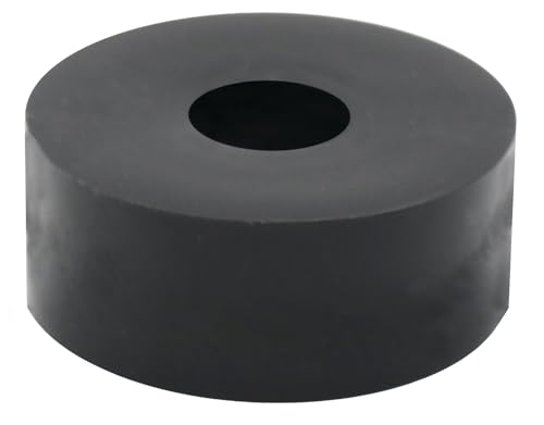 Design61 10x Distanzstücke Distanzhülsen Unterlegscheiben L 10 mm x Ø 25/8,2 mm M8 Rund HD-Polyethylen von Design61