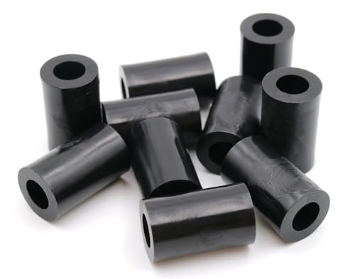 Design61 10x Distanzstücke Distanzhülsen Unterlegscheiben L 22 mm x Ø 12/6,5 mm M6 Rund HD-Polyethylen Design61 10x Distanzstücke Distanzhülsen Unterlegscheiben L 22 mm x Ø 12/6,5 mm M6 Rund HD-Polyethylen von Design61
