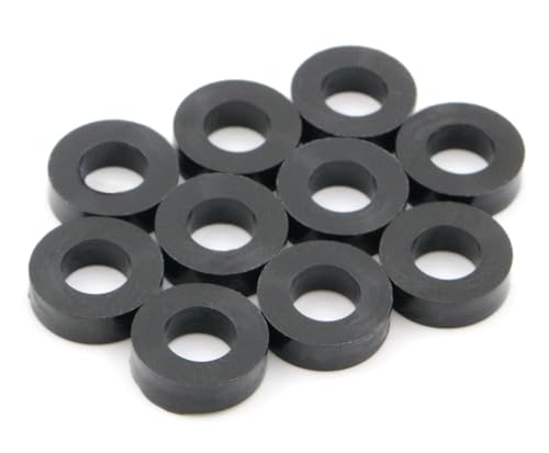 Design61 10x Distanzstücke Distanzhülsen Unterlegscheiben L 3 mm x Ø 10/5 mm M5 Rund HD-Polyethylen Design61 10x Distanzstücke Distanzhülsen Unterlegscheiben L 3 mm x Ø 10/5 mm M5 Rund HD-Polyethylen von Design61