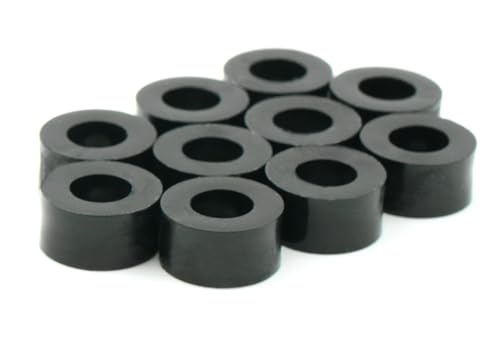 Design61 10x Distanzstücke Distanzhülsen Unterlegscheiben L 4 mm x Ø 10/5 mm M5 Rund HD-Polyethylen Design61 10x Distanzstücke Distanzhülsen Unterlegscheiben L 4 mm x Ø 10/5 mm M5 Rund HD-Polyethylen von Design61